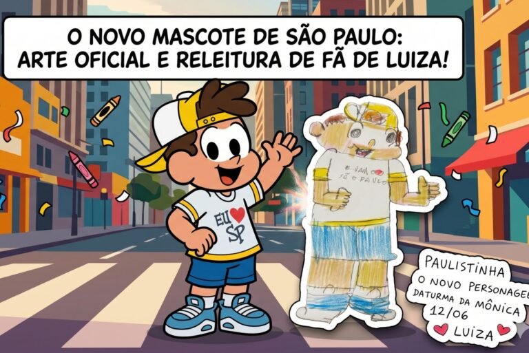 GENTE, NOVIDADE HISTÓRICA NA TURMA DA MÔNICA! Conheçam o “Paulistinha”, o novo personagem do Bairro do Limoeiro!