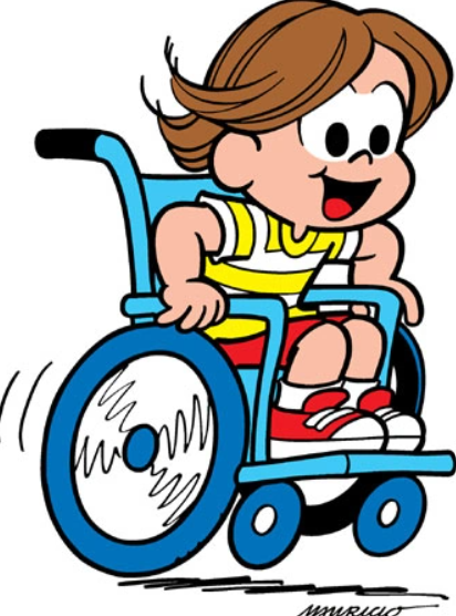 Luca, o Da Roda, personagem da Turma da Mônica